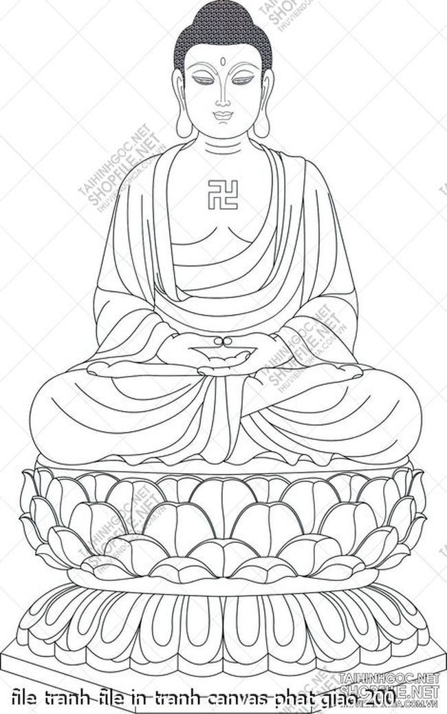 file tranh file in tranh canvas phat giao 200
