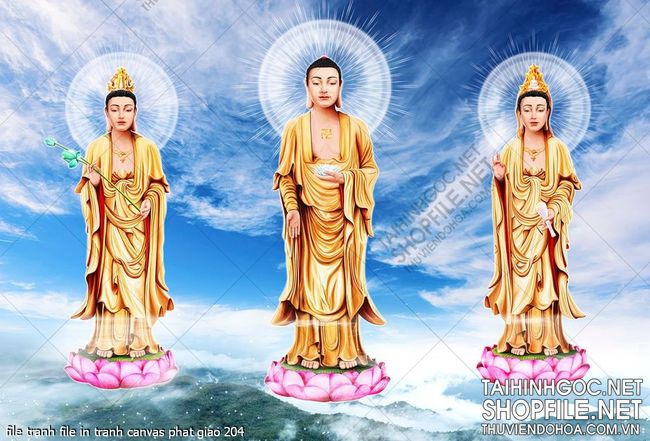 file tranh file in tranh canvas phat giao 204