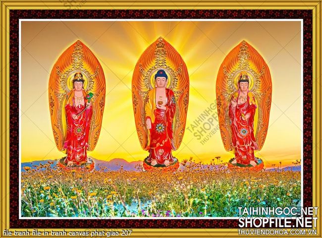 file tranh file in tranh canvas phat giao 207