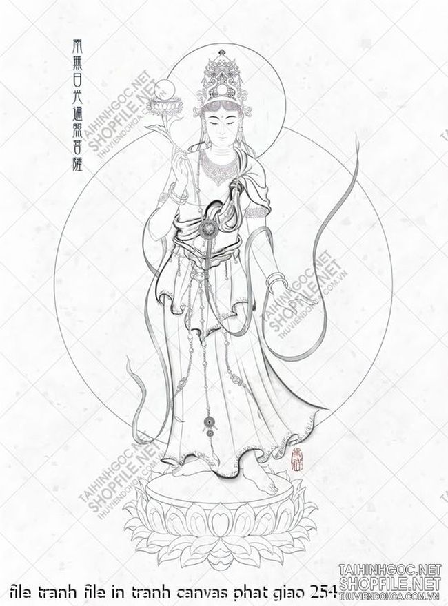 file tranh file in tranh canvas phat giao 254