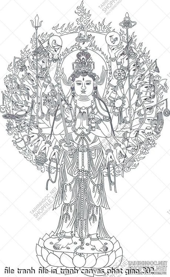 file tranh file in tranh canvas phat giao 302