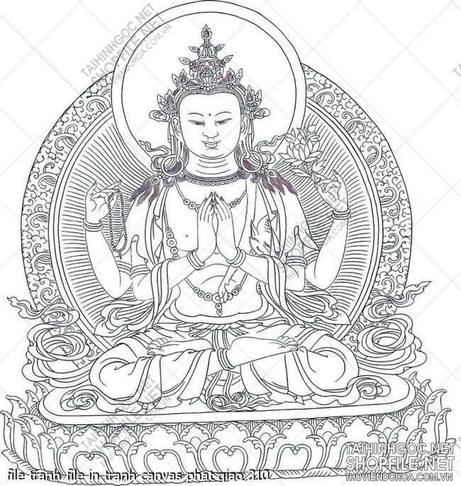 file tranh file in tranh canvas phat giao 310