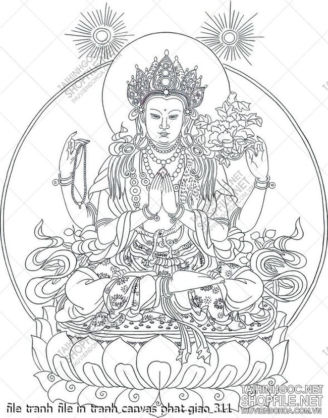 file tranh file in tranh canvas phat giao 311 