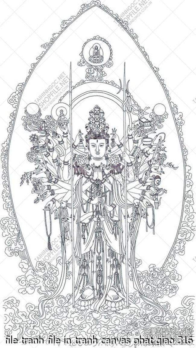 file tranh file in tranh canvas phat giao 316