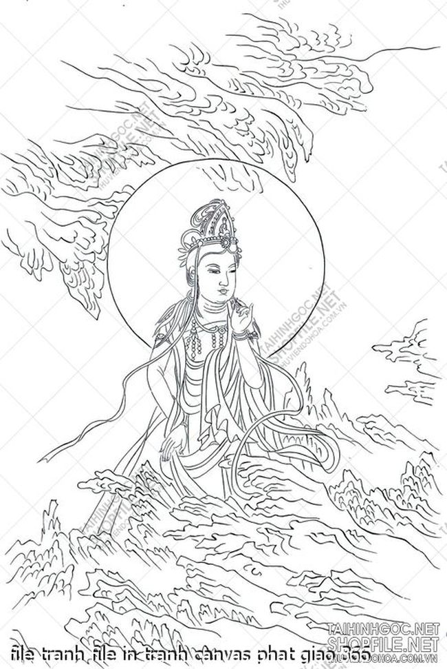 file tranh file in tranh canvas phat giao 366