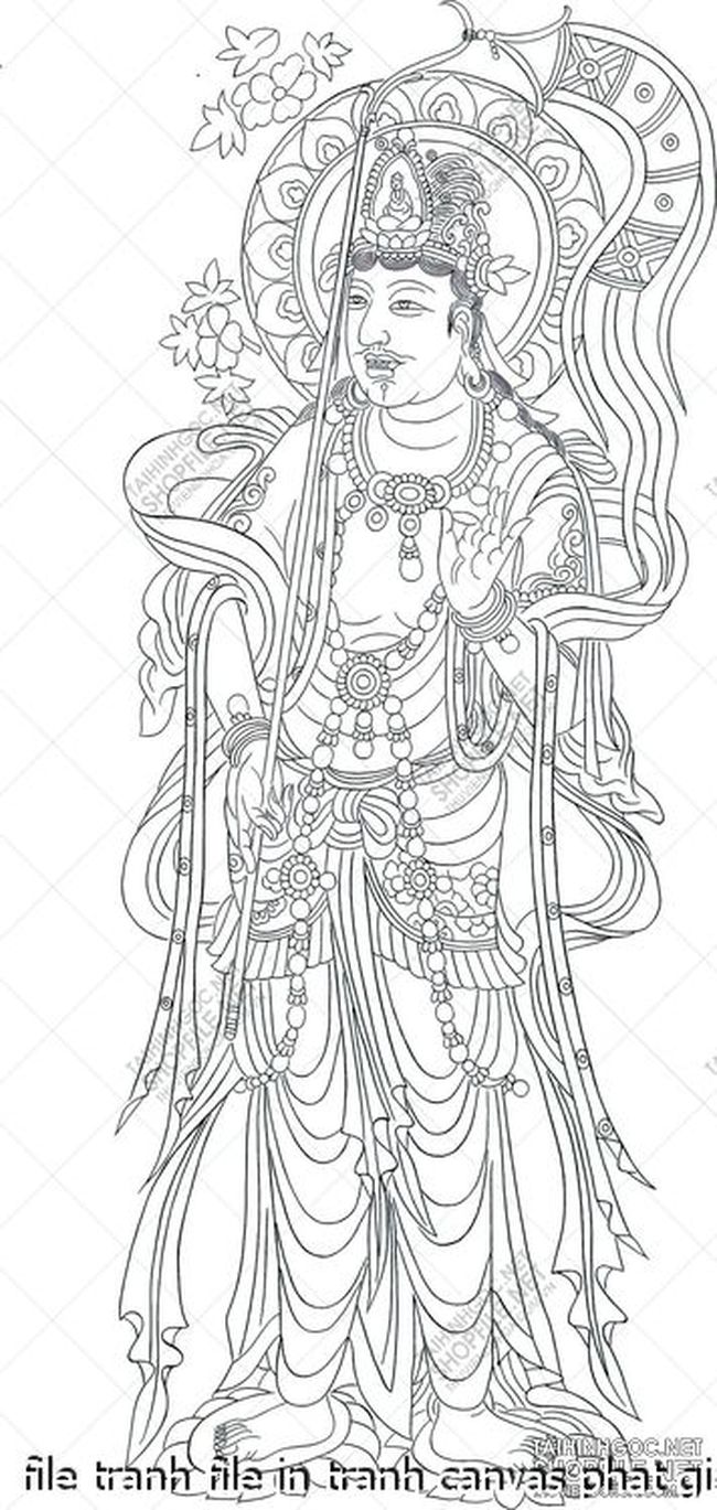 file tranh file in tranh canvas phat giao 368