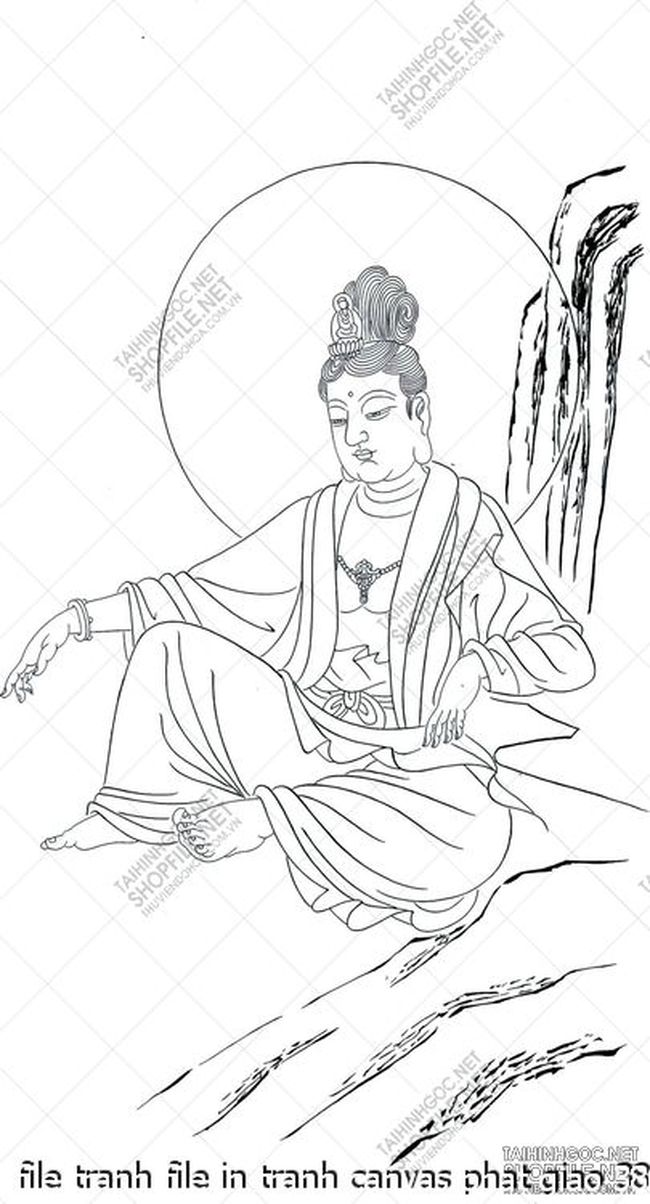 file tranh file in tranh canvas phat giao 380