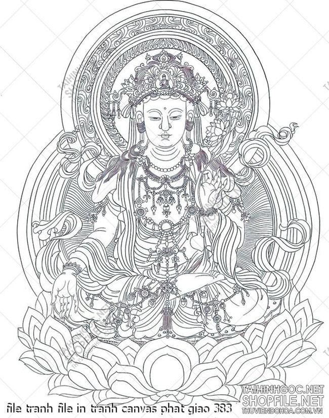 file tranh file in tranh canvas phat giao 383
