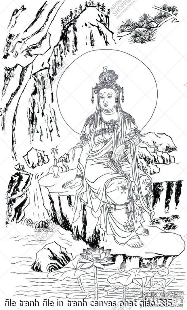 file tranh file in tranh canvas phat giao 385 