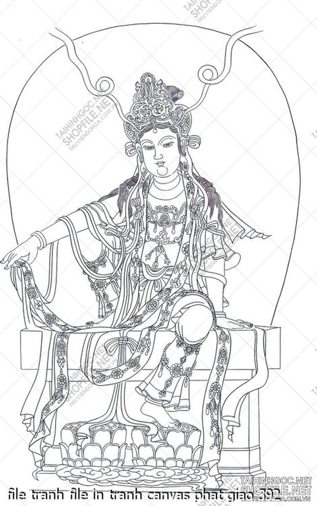 file tranh file in tranh canvas phat giao 392