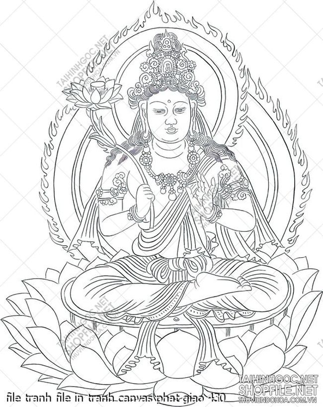 file tranh file in tranh canvas phat giao 430