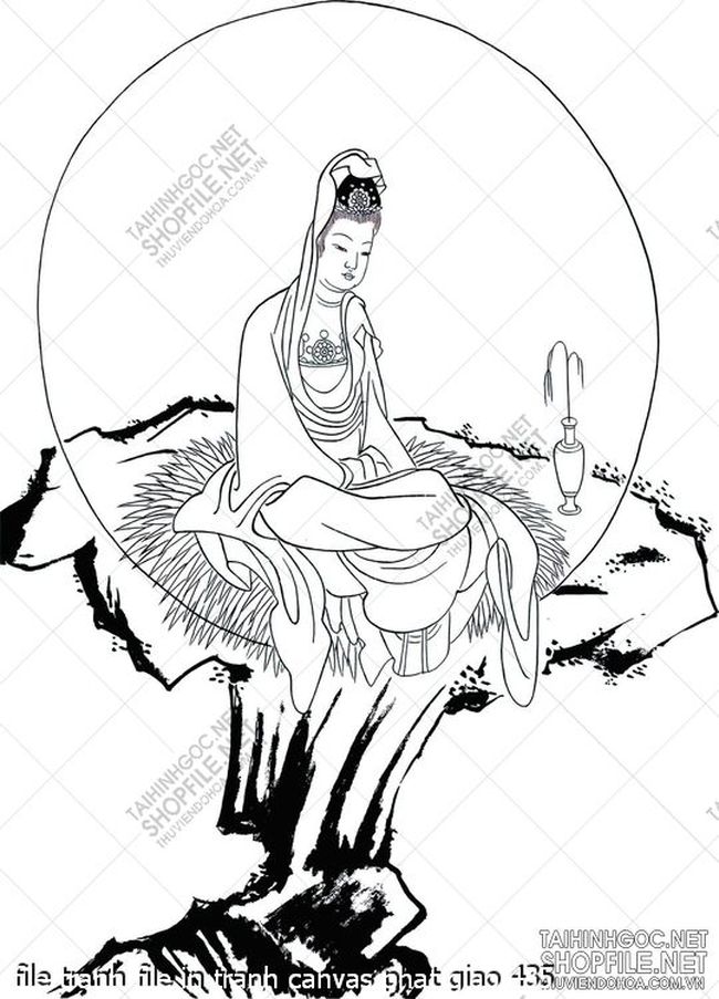 file tranh file in tranh canvas phat giao 435