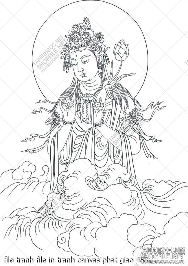 file tranh file in tranh canvas phat giao 453