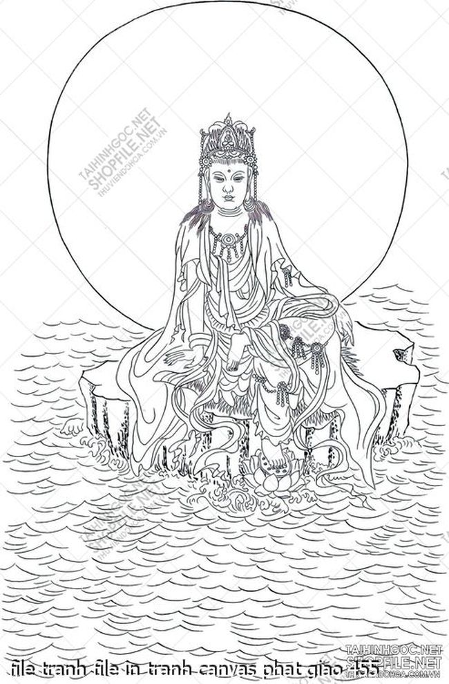 file tranh file in tranh canvas phat giao 455