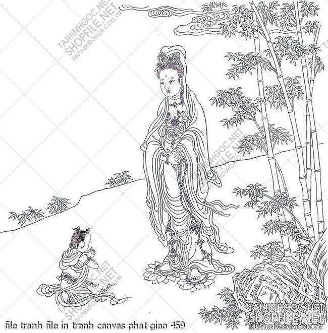 file tranh file in tranh canvas phat giao 459