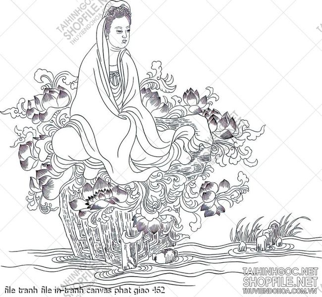 file tranh file in tranh canvas phat giao 462