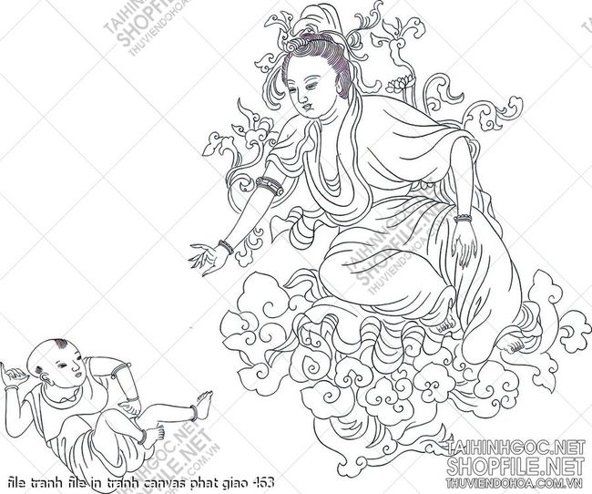 file tranh file in tranh canvas phat giao 463