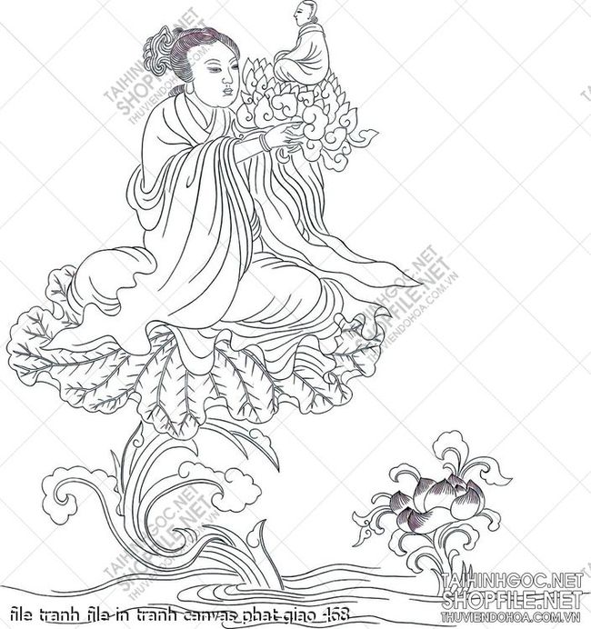 file tranh file in tranh canvas phat giao 468