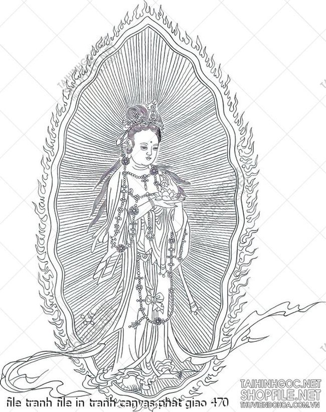 file tranh file in tranh canvas phat giao 470