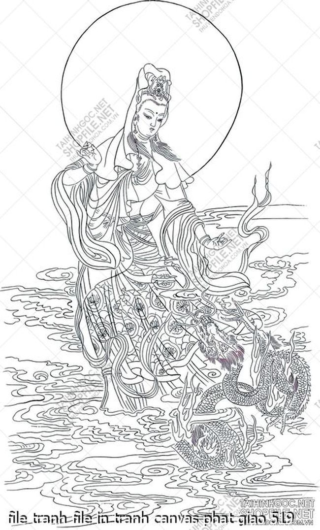 file tranh file in tranh canvas phat giao 519