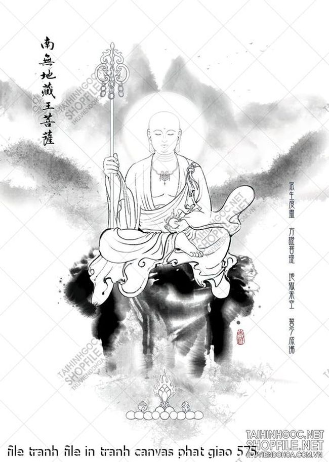 file tranh file in tranh canvas phat giao 575