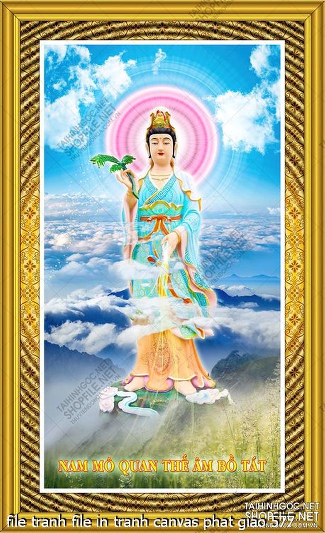 file tranh file in tranh canvas phat giao 577