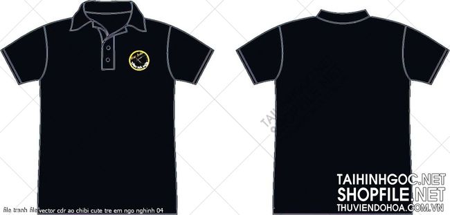 file tranh file vector cdr ao chibi cute tre em ngo nghinh 04