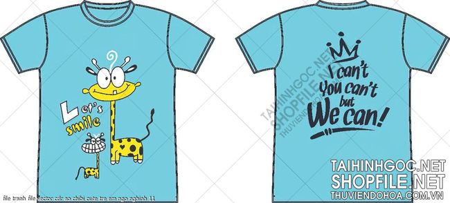 file tranh file vector cdr ao chibi cute tre em ngo nghinh 11