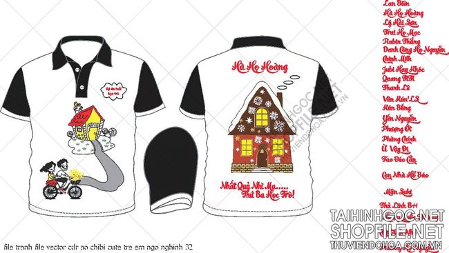 file tranh file vector cdr ao chibi cute tre em ngo nghinh 32