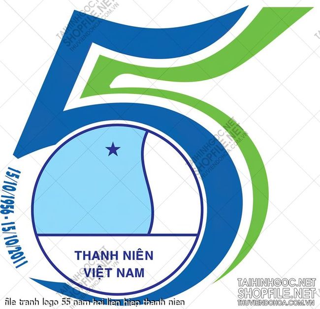 file tranh logo 55 nam hoi lien hiep thanh nien 