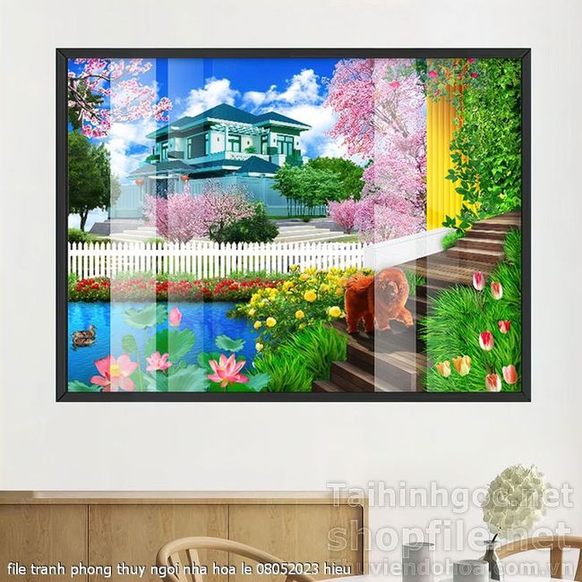 file tranh phong thuy ngoi nha hoa le 08052023 hieu