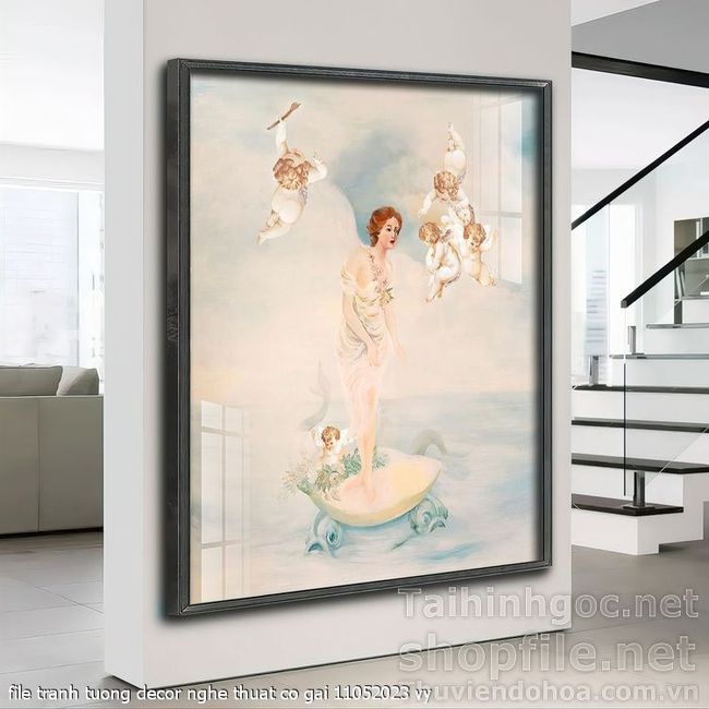 file tranh tuong decor nghe thuat co gai 11052023 vy
