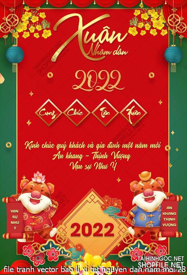 file tranh vector bao li xi tet nguyen dan nam moi 28
