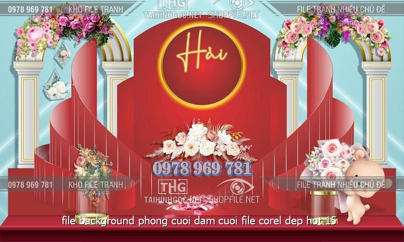 file background phong cuoi dam cuoi file corel dep hot 15