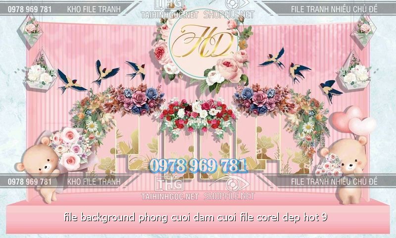 file background phong cuoi dam cuoi file corel dep hot 9