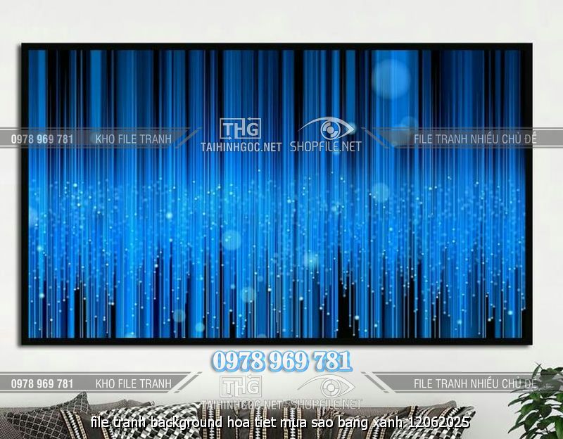 file tranh background hoa tiet mua sao bang xanh 12062025
