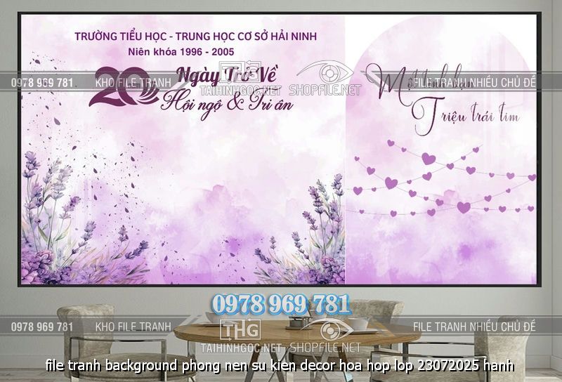 file tranh background phong nen su kien decor hoa hop lop 23072025 hanh