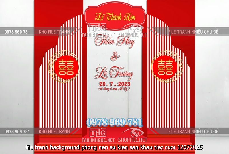 file tranh background phong nen su kien san khau tiec cuoi 12072025