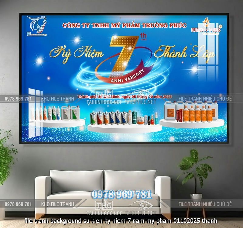 file tranh background su kien ky niem 7 nam my pham 01102025 thanh