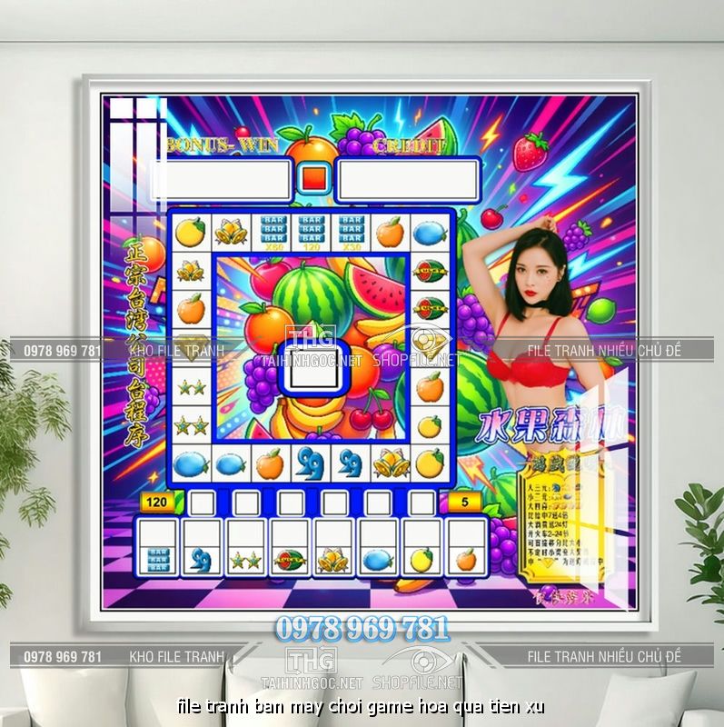 file tranh ban may choi game hoa qua tien xu