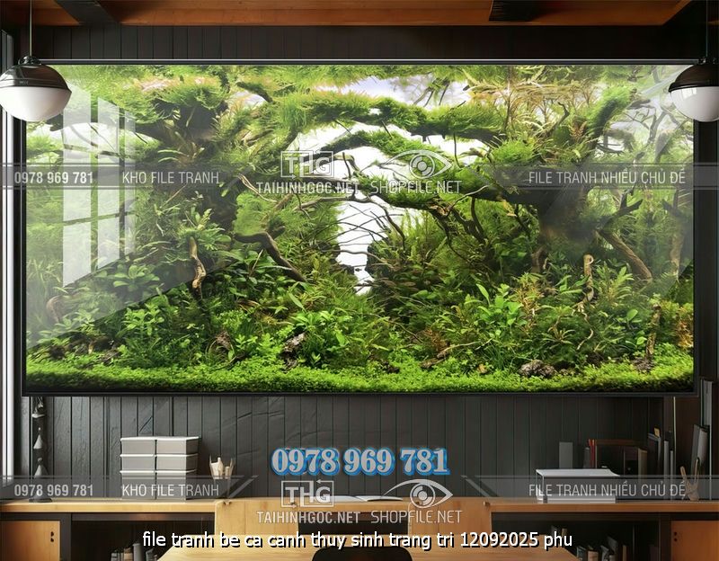 file tranh be ca canh thuy sinh trang tri 12092025 phu