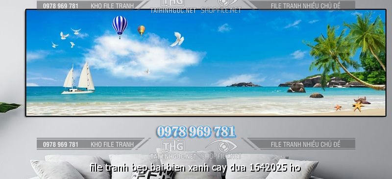file tranh bep bai bien xanh cay dua 1642025 ho