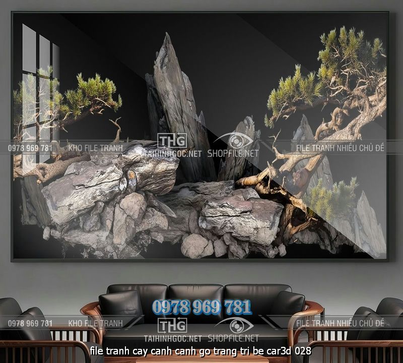 file tranh cay canh canh go trang tri be car3d 028