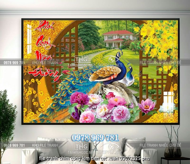 file tranh chim cong kim tien tet xuan 03072025 phu