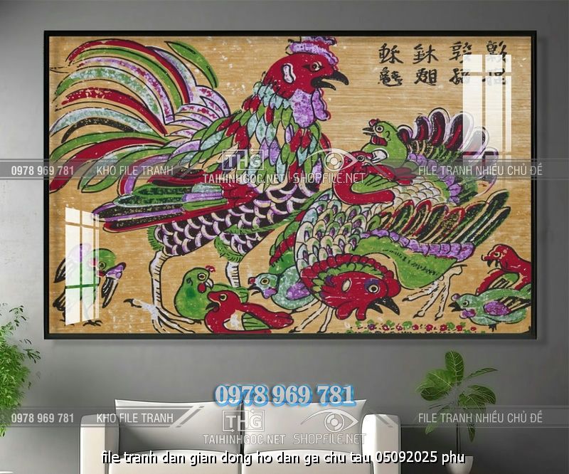 file tranh dan gian dong ho dan ga chu tau 05092025 phu