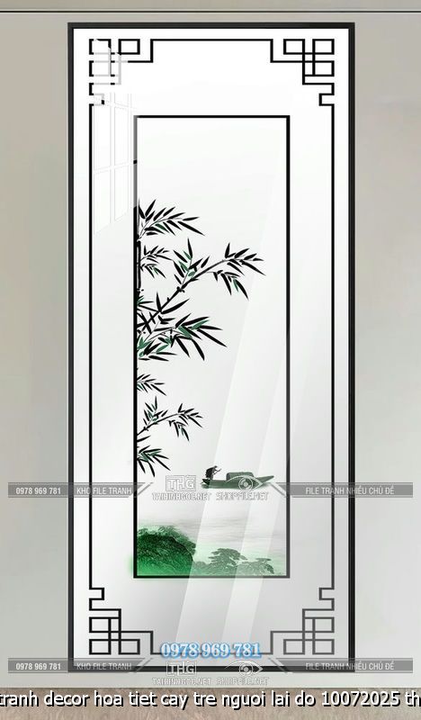 file tranh decor hoa tiet cay tre nguoi lai do 10072025 thanh