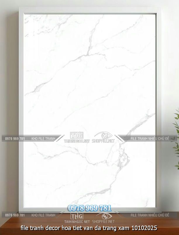 file tranh decor hoa tiet van da trang xam 10102025