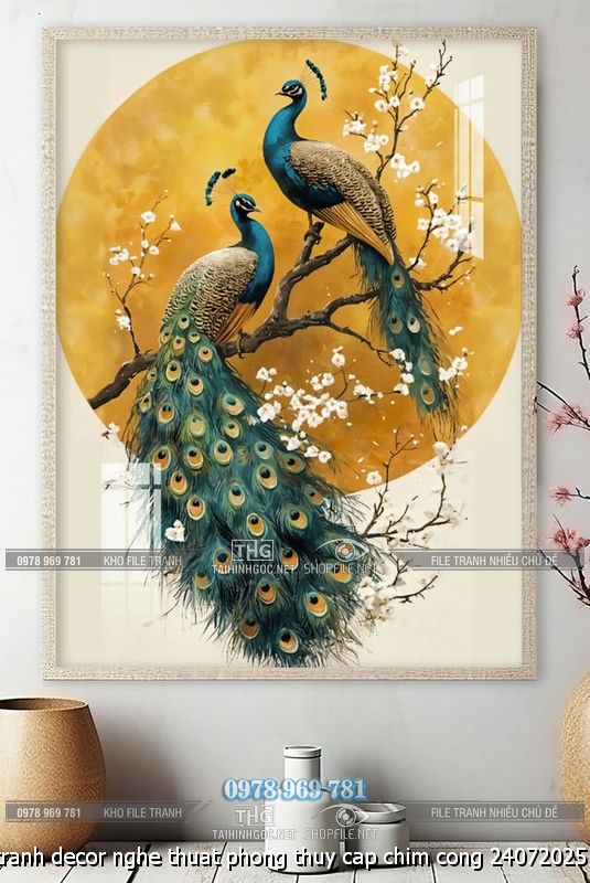 file tranh decor nghe thuat phong thuy cap chim cong 24072025 phu