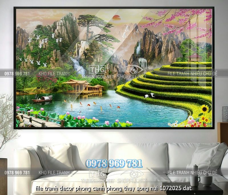 file tranh decor phong canh phong thuy song nui 1072025 dat