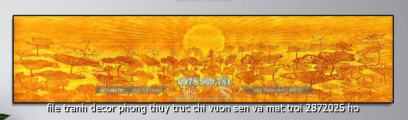 file tranh decor phong thuy truc chi vuon sen va mat troi 2872025 ho